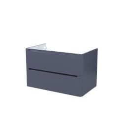 Тумба под раковину IDDIS Edifice 464х802х500 мм подвесная, цвет темно-серый, 2 выдвижных ящика, МДФ, прямоугольная, в ванную комнату EDI80D0i95