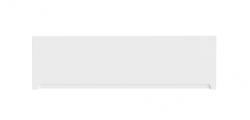 Панель фронтальная для ванны Azario Верда 180 см, пластик, цвет: белый, (экран для ванны) прямоугольный, лицевая панель, левая/правая, левосторонняя/правосторонняя, универсальная