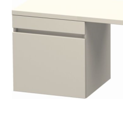 Тумба/шкафчик для консоли/столешницы Duravit DuraStyle под раковину 50х54,8х51,2 см, подвесная, ДСП, цвет: серо-коричневый, 1 выдвижной ящик, прямоугольная