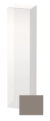 Пенал Duravit DuraStyle, 40x36x180 см, подвесной, (левый), с дверцей, с полкой, со стеклянными полками, цвет: белый глянец/базальт, в ванную комнату