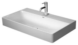 Раковина DURAVIT DuraSquare 80х47х14,5 см, подвесная, прямоугольная, санфарфор, цвет белый, без отверстия под смеситель, без перелива