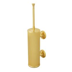 Ершик Migliore Fortuna, настенный, цвет золото, латунь/металлический, крышка, округлый для туалета/унитаза, туалетный