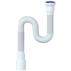 Труба гофрированная Unicorn 1 1/4"*32/40 с уплотнительным кольцом, 1200 мм белая, полипропилен