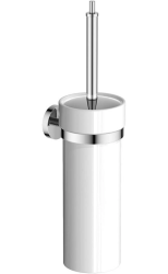 Ершик для унитаза Aquatek Бетта настенный, материал латунь/керамика/пластик, округлый, для туалета/унитаза, ванную комнату/туалет, цвет хром