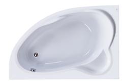 Ванна Roca Luna 170х115 см пристенная, акриловая, асимметричная, левосторонняя, левая, белая, универсальная ZRU9302911