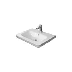 Раковина DURAVIT DuraStyle 65х48х16,5 см, подвесная, прямоугольная, санфарфор, цвет белый, 1 отверстие под смеситель, слив/перелив