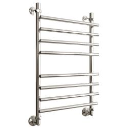 Полотенцесушитель Двин N Primo 80/50, водяной (1"-3/4"-1/2" К3 Полированный), универсальное подключение, нержавеющая сталь, настенный, форма лесенка, цвет хром