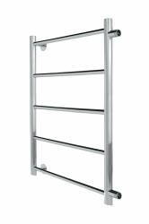 Полотенцесушитель 600х600 мм Indigo Line LLSW60-60-б/п-50 1"дюйм, водяной, боковое подключение, из нержавеющей стали, форма лесенка, настенный, цвет хром, для ванны.