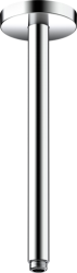 Потолочное подсоединение для верхнего душа Axor ShowerSolutions, удлинение 30 см, цвет: хром, латунный для душа/ванной/душевой кабины, на потолок, кронштейн, наружний монтаж