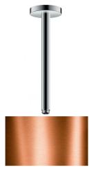 Потолочное подсоединение для верхнего душа Axor ShowerSolutions, удлинение 30 см, цвет: полированное красное золото, латунный для душа/ванной/душевой кабины, на потолок, кронштейн