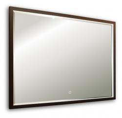 Зеркало Silver Мirrors Эдисон-эко, 83,5х62,5 см, с LED/ЛЕД-подсветкой, прямоугольное, выключатель сенсорный с функцией диммера, для ванны