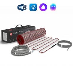 Теплый пол (мат) Royal Thermo Flat Mat RTFM 2-150-10 электрический, 1500 Вт в плиточный клей/наливной пол, двухжильный 