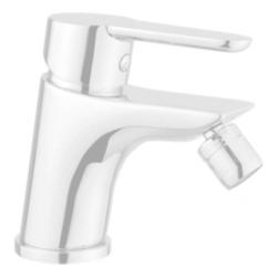 Смеситель для биде Webert Sax Evolution, для унитаза/биде, однорычажный, неповоротный, длина 56 мм, латунь, цвет белый