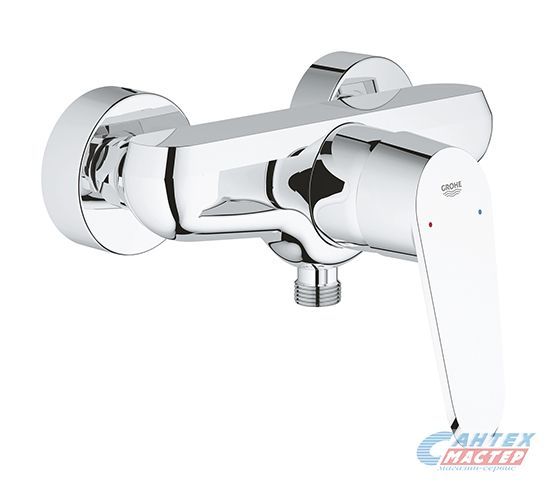 Смеситель для душа Grohe Eurodisc Cosmopolitan однорычажный, керамический, настенный, без излива/шланга/лейки, латунь хром