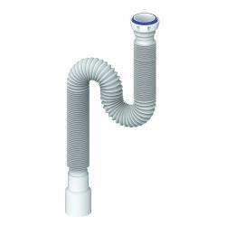 Гофра 40*40/50 с гайкой 1 1/2"*40 и уплотнительным конус. кольцом 1500 мм Unicorn D155