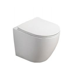 Cиденье для унитаза DURAVIT DuraStyle удлиненное 47,3x35,9x1,4 см, дюропласт, цвет: белый, петли нержавеющая сталь, с крышкой, ультратонкое, быстросъемное, без микролифта, прямоугольное