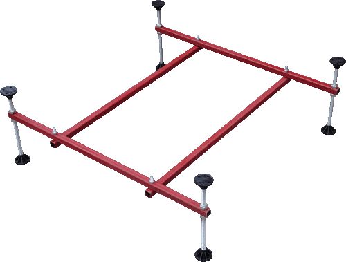 Душевой поддон Виз Antika 70х70х15 см стальной эмалированный с каркасом APS-70101