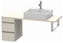 Тумба/шкафчик для консоли/столешницы Duravit DuraStyle под раковину 30х54,8х51,2 см, подвесная, ДСП, цвет: серо-коричневый, 2 выдвижных ящика, прямоугольная