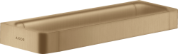 Полотенцедержатель Axor Universal, одинарный, настенный, неповоротный, 37,4 см, металлический, форма прямоугольная, для полотенец, в ванную/туалет/душевую кабину, цвет шлифованная бронза, рейлинг/поручень, к стене