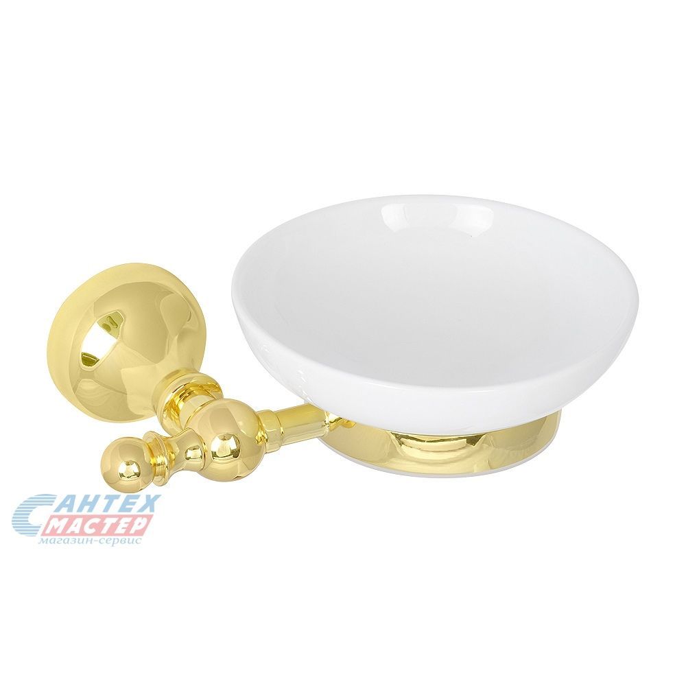 Мыльница Veragio Gialetta настенная золото/матовое стекло VR.GIL-6450.DO