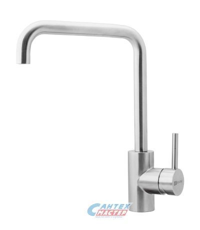 Смеситель для кухни/мойки Lemark Expert однорычажный, керамический, с поворотным изливом, длина 220 мм, латунь, цвет хром, кухонный, хромированный, вертикальный, однорукий, одноручный, однозахватный, одноручковые, кран, комплект, сантехника