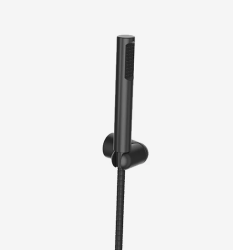 Душевой гарнитур Webert Shower Set, цвет черный, комплект: душевая лейка/держатель лейки/шланг, наружного монтажа, настенный