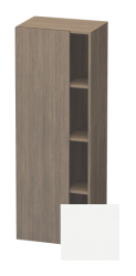 Пенал Duravit DuraStyle, 50x36x140 см, подвесной, (левый), с дверцей, с закрытыми/открытыми полками, цвет: дуб терра/белый матовый, в ванную комнату