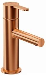 Смеситель для раковины Cezares Leaf, однорычажный, низкий, длина излива 102 мм, неповоротный, керамический, латунь, цвет Sunset, с донным клапаном