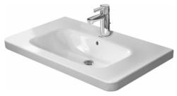 Раковина DURAVIT DuraStyle WonderGliss 80х48х12,5 см, подвесная, прямоугольная, санфарфор, цвет белый, 1 отверстие под смеситель, антигрязевое покрытие, слив/перелив