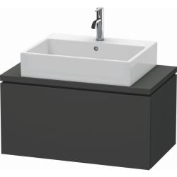 Тумба под раковину для консоли/столешницы Duravit L-Cube 82х47,7х40 см, подвесная, ДСП, цвет: графит, 1 выдвижной ящик, прямоугольная