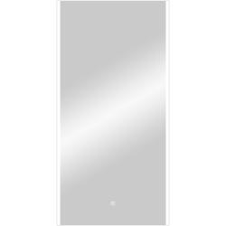 Зеркало Континент "Modern Led", 50х100 см, с LED/ЛЕД-подсветкой, прямоугольное, выключатель сенсорный, для ванны, навесное/подвесное/настенное