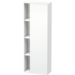 Пенал Duravit DuraStyle, 50x24x140 см, подвесной, (правый), с дверцей, с закрытыми/открытыми полками, цвет: белый матовый, в ванную комнату