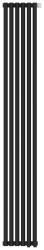 Радиатор отопления Сунержа Эстет-00 EU50 1800х270 6 секций, цвет тёмный титан муар, нижнее подключение, нержавеющая сталь, трубчатый