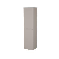 Пенал IDDIS Edifice 40х30х150 см, подвесной, универсальная ориентация, 2 распашные дверцы/со стеклянными полками, цвет капучино, в ванную комнату