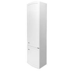 Пенал Comforty Палини 42, 42х166х32 см, подвесной, цвет: белый, 2 распашные дверцы, шкаф/шкафчик подвесной, прямоугольный, левый/правый, левосторонний/правосторонний/универсальный