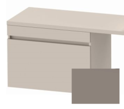 Тумба/шкафчик для консоли/столешницы Duravit DuraStyle под раковину 50х47,8х51,2 см, подвесная, ДСП, цвет: серо-коричневый/базальт, 1 выдвижной ящик, прямоугольная