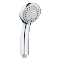 Гигиеническая лейка Wesnaart, цвет хром, ручная, округлая, 3 режима (Rain, Stream, Rain&Stream), соединение 1/2, диаметр 85 мм, ABS-пластик, легкая очистка форсунок Fast Clean