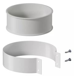 Комплект хомутов Okseler D100 белый, универсальный