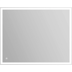 Зеркало BelBagno 100х80 см, с LED/ЛЕД-подсветкой, прямоугольное, без антизапотевания, выключатель сенсорный, для ванны, навесное/подвесное/настенное