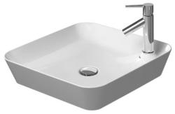 Раковина DURAVIT Cape Cod 46х46х10 см, накладная, квадратная, керамика DuraCeram, цвет белый, 1 отверстие под смеситель, без перелива