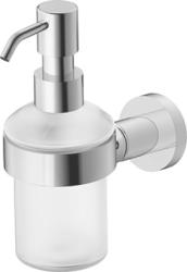 Дозатор Duravit D-Code для жидкого мыла, настенный, металл/стекло, цвет хром, емкость дозатора объемом - 220 мл, для кухни/ванной, на стену