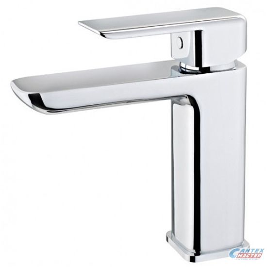 Смеситель для раковины Teka Formentera однорычажный, излив короткий, длина 112 мм, керамический, латунь, цвет хром, без донного клапана