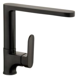 Смеситель для кухни/мойки TopZero, цвет титан, однорычажный, с высоким/низким изливом, высота излива 230 см, из латуни