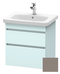 Тумба/шкафчик для консоли/столешницы Duravit DuraStyle под раковину 30х47,8х51,2 см, подвесная, ДСП, цвет: светло-голубой/базальт, 2 выдвижных ящика, прямоугольная