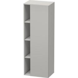 Пенал Duravit DuraStyle, 50x36x140 см, подвесной, (правый), с дверцей, с закрытыми/открытыми полками, цвет: бетонно-серый, в ванную комнату