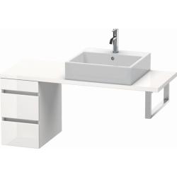 Тумба/шкафчик для консоли/столешницы Duravit DuraStyle под раковину 30х47,8х51,2 см, подвесная, ДСП, цвет: белый глянец, 2 выдвижных ящика, прямоугольная