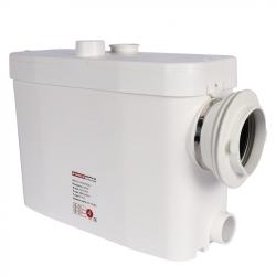 Канализационная насосная установка ROMMER BIOLIFT R-4S, выход сбоку 1х100 мм/3х40 мм, цвет белый, мощность 450 Вт, для унитаза, раковины, душевой кабины + 1 дополнительные вход