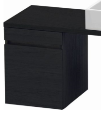 Тумба/шкафчик для консоли/столешницы Duravit DuraStyle под раковину 40х47,8х51,2 см, подвесная, ДСП, цвет: дуб черный, 1 выдвижной ящик, прямоугольная