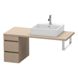 Тумба/шкафчик для консоли/столешницы Duravit DuraStyle под раковину 30х54,8х51,2 см, подвесная, ДСП, цвет: лен, 2 выдвижных ящика, прямоугольная