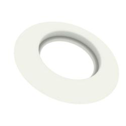 Накладка декоративная Gekon 80 мм цвет белый, для котлов